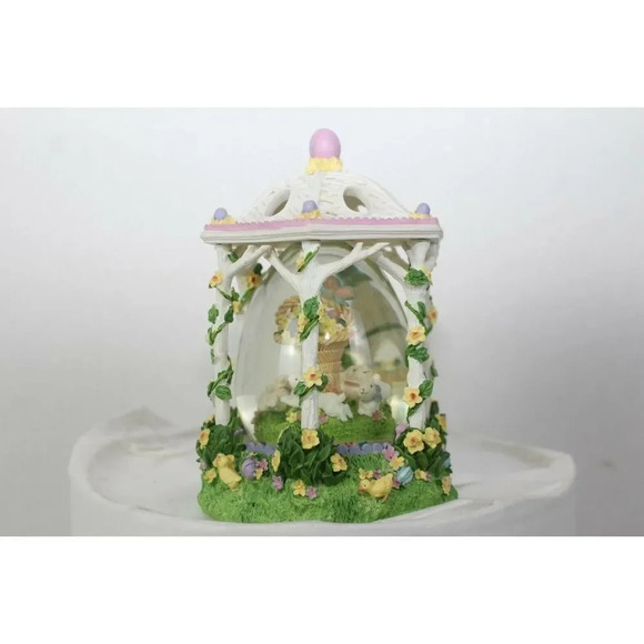 EASTER AVON Spring Bunny Musical Butterfly 6in tall 4 in wide - Picture 1 of 4